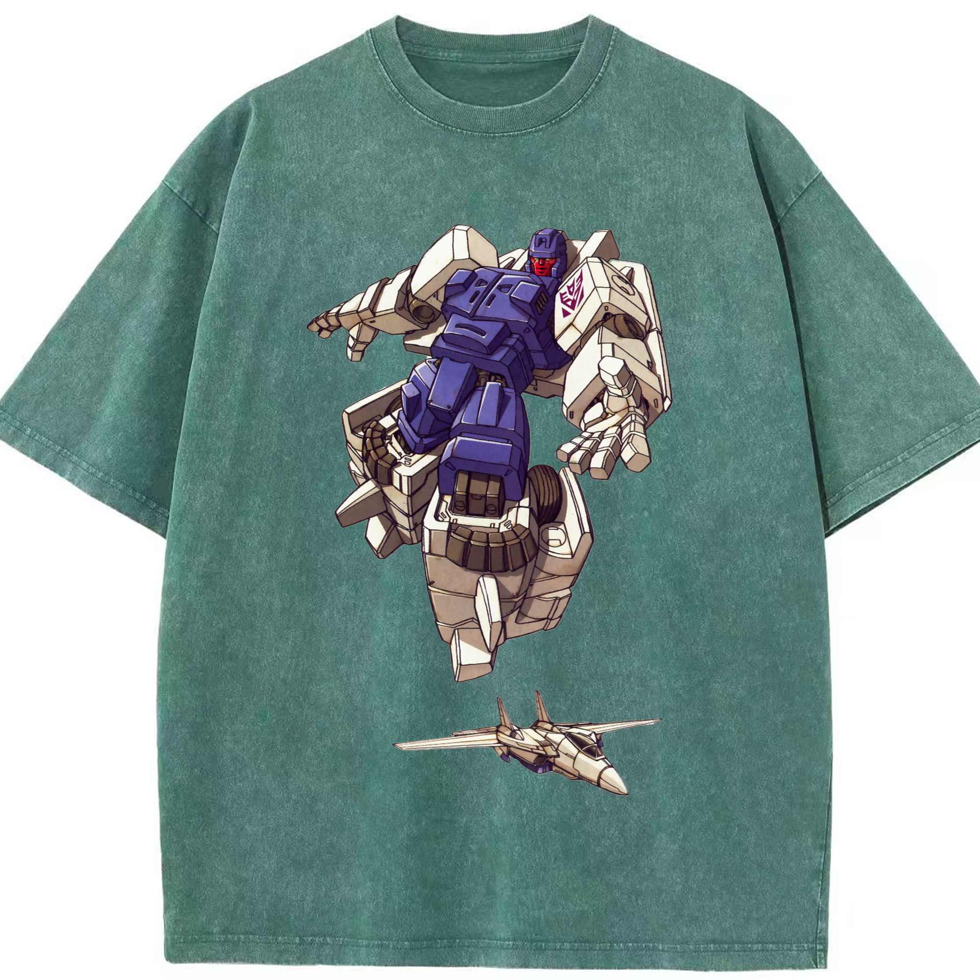 （画像用）  綿100% ヴィンテージ風 半袖Tシャツ（フロントプリント）
